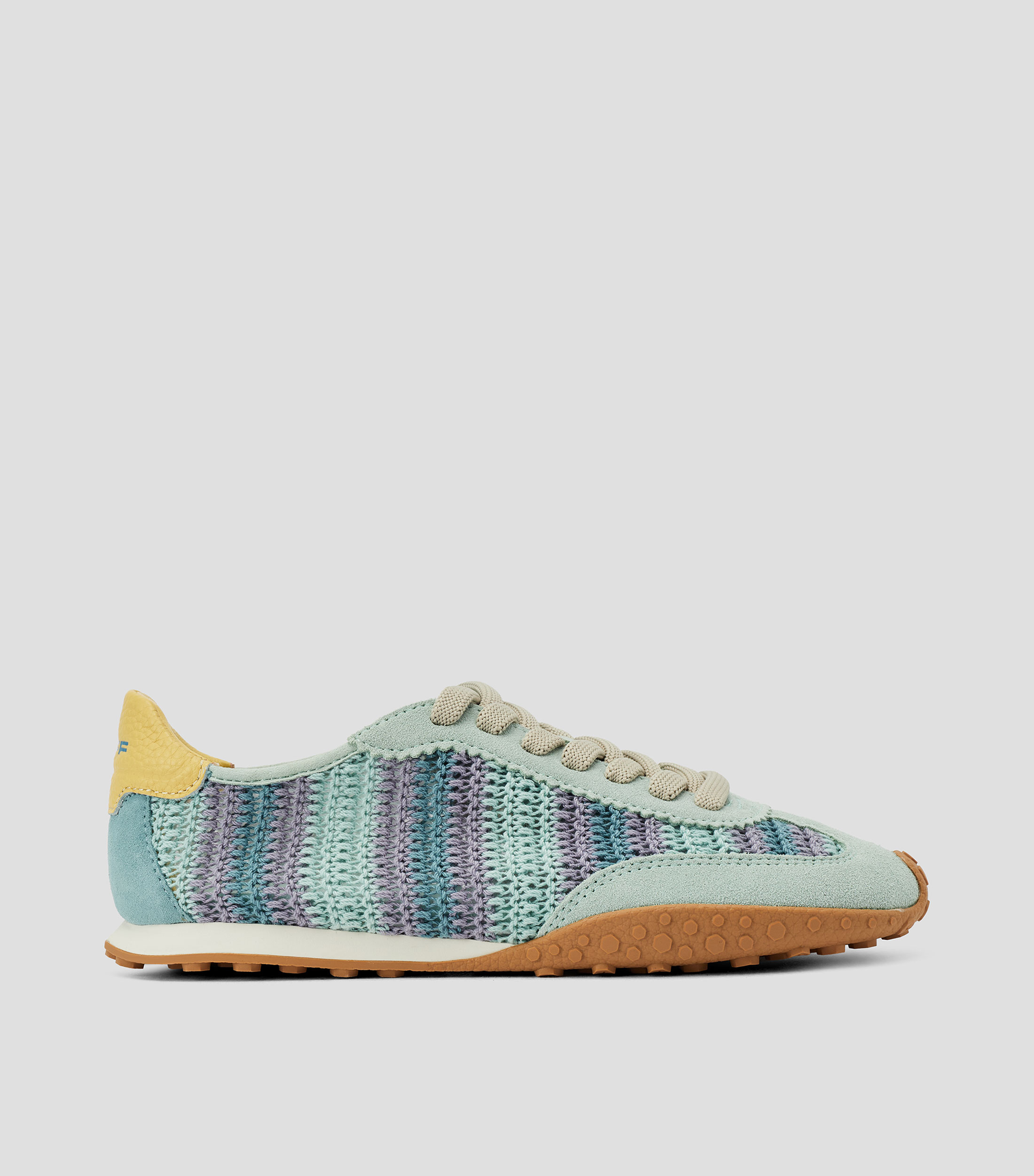 Tenis casuales Bridge Woven en textil y piel Mujer